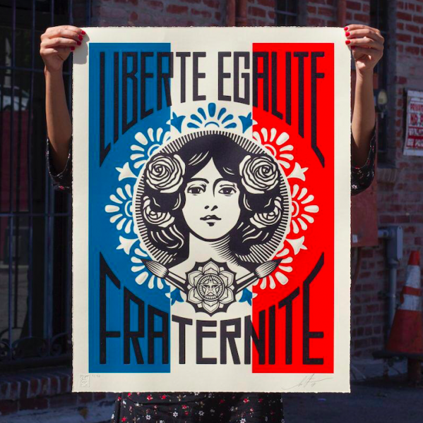 Liberté, Égalité, Fraternité (Grand Format Gauffré)